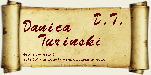 Danica Turinski vizit kartica